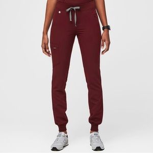 Figs Burgundy Zamora Scrub Joggers - Medium (P)